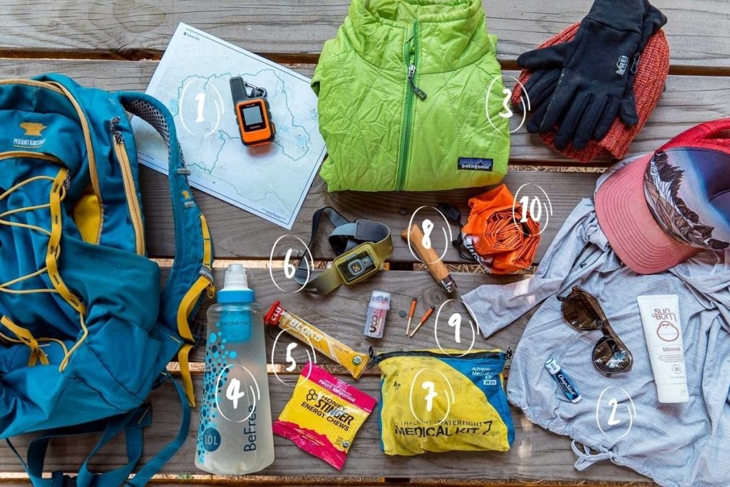 Essential safety gear for hiking