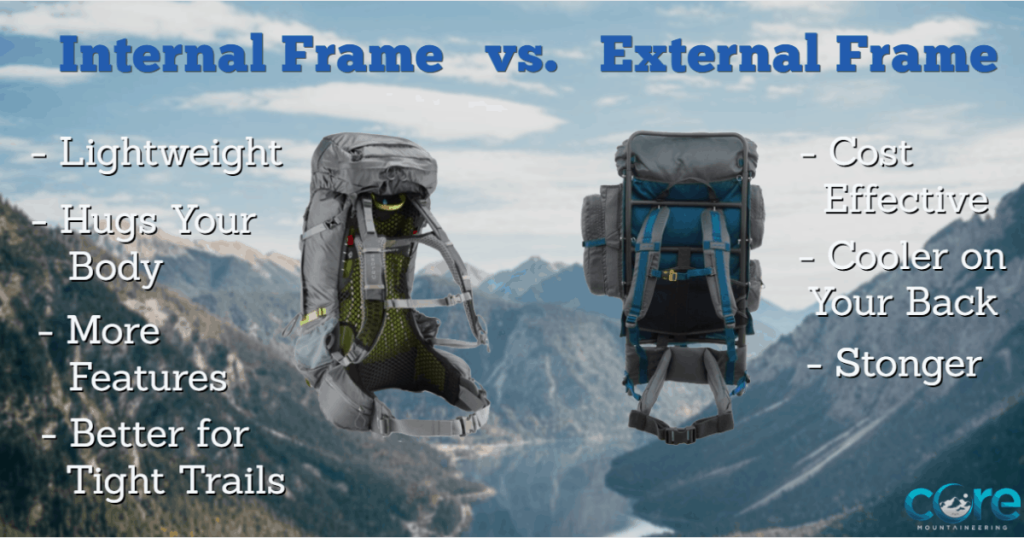 Understanding the Distinction: Internal Frame vs External Frame Backpacks