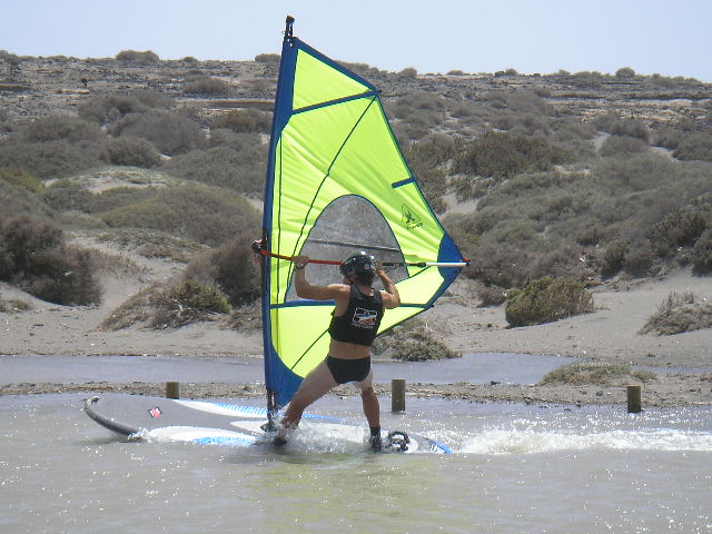 Safety measures for windsurfing in strong winds