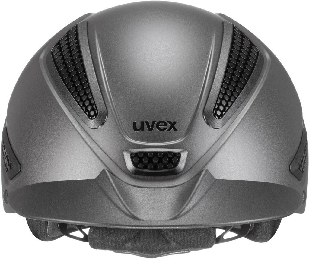 uvex perfexxion II Horse Riding Helmet for Women  Men, Anthracite - Adjustable  Excellent Ventilated Helmet