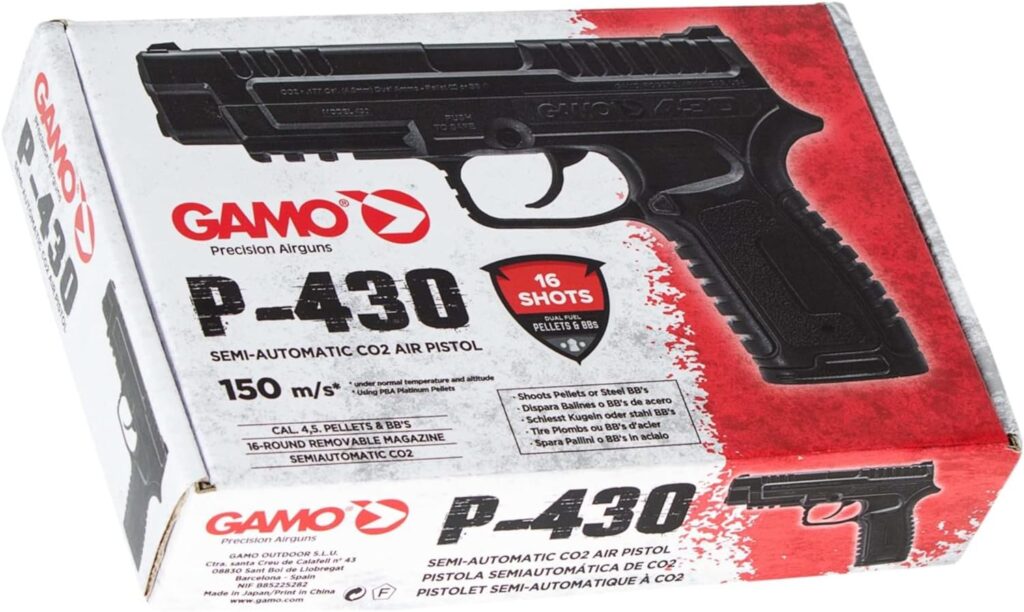 ARMYBOY Kit for Gamo P-430 - Dual Ammo .177 Cal BB  Pellet Pistol CO2 Semi-Auto │13 Rd Magazine - Pellet Gun Air Gun Pistol Kit