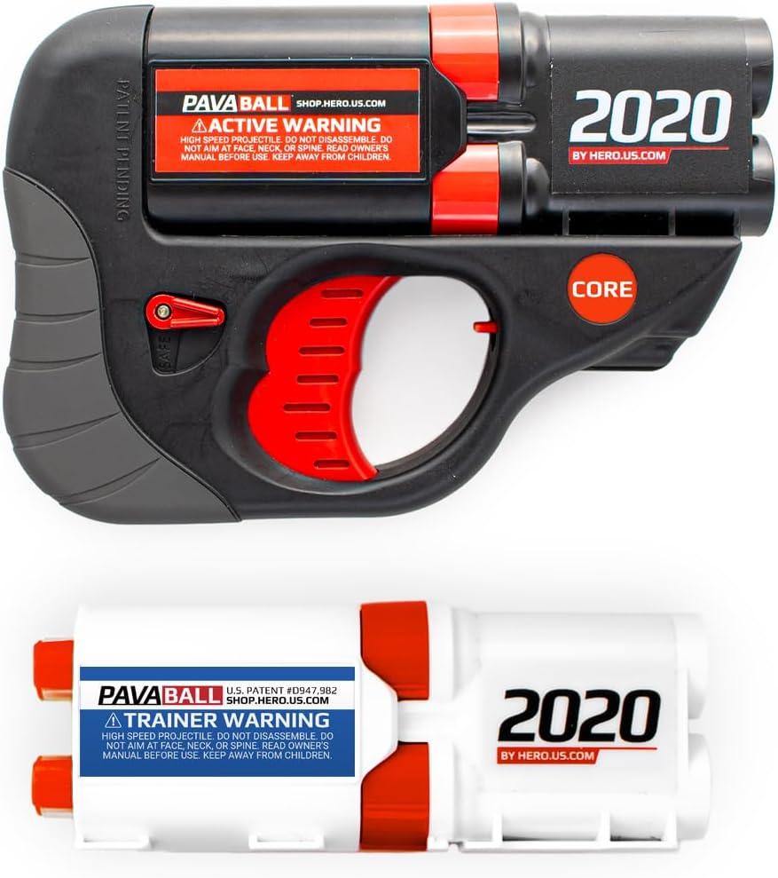 HERO 2020 CORE: Non-Lethal Pepper Ball Gun for Self-Defense