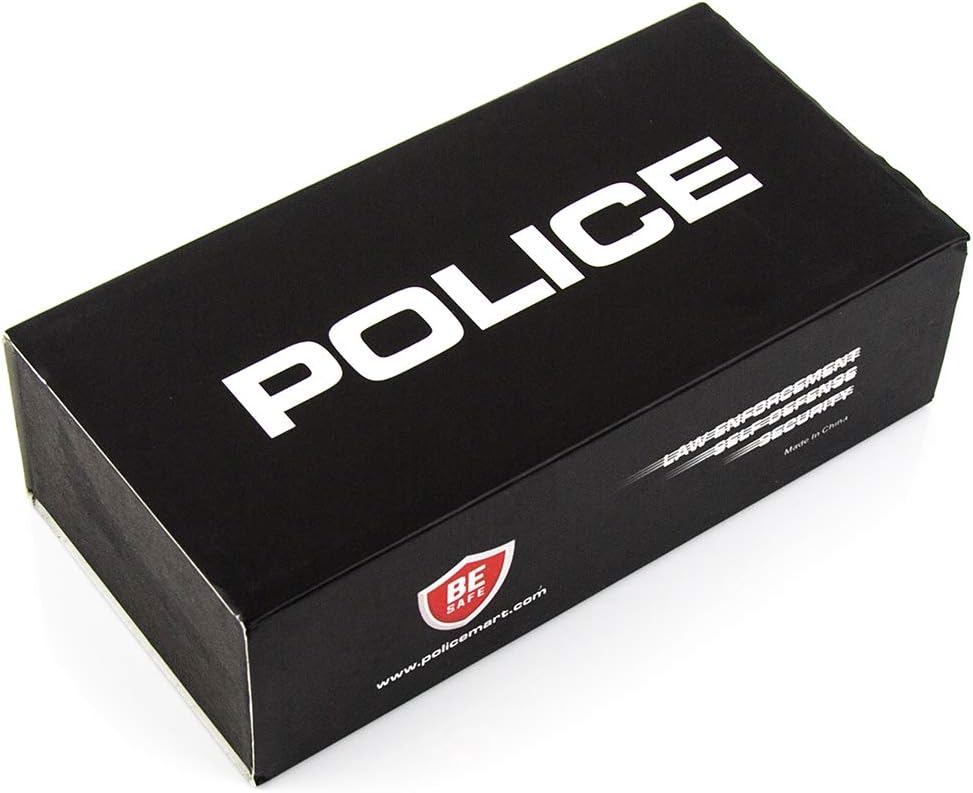 POLICE Mini Stun Gun with LED Flashlight - 800 White