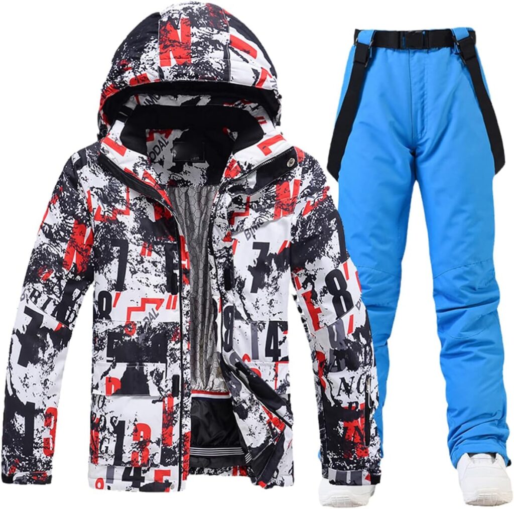 Ski Suit Men Winter Warm Windproof Waterproof Outdoor Sports Snow Jackets And Pants Ski Equipment SnowboardJacket