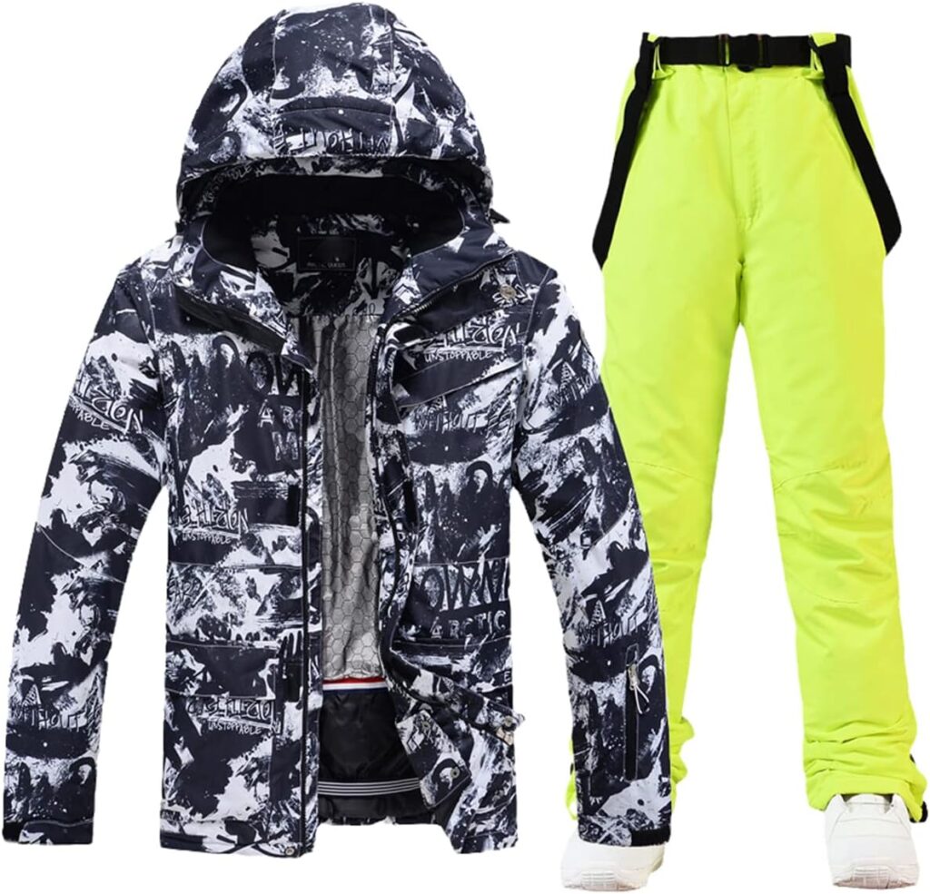 Ski Suit Men Winter Warm Windproof Waterproof Outdoor Sports Snow Jackets And Pants Ski Equipment SnowboardJacket