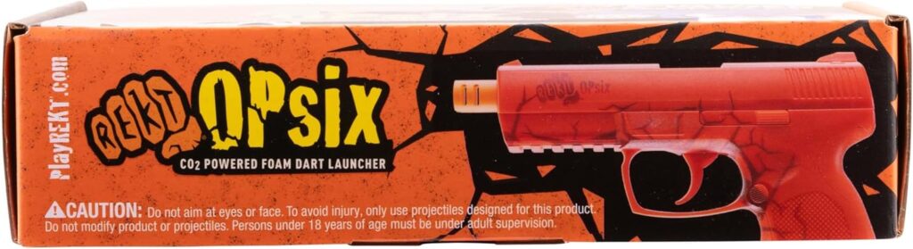 Umarex Rekt OpSix Pistol CO2 Foam Dart Launcher Gun, Red