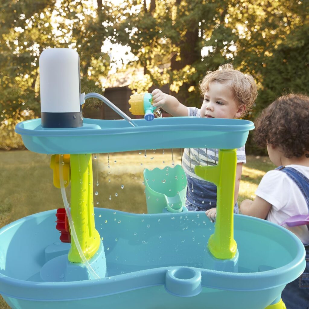 Powerful Pump for Water Play Table, Mini Water Pump Fun Summer Outdoor for Kids, Work Continuously for 2 Hours
