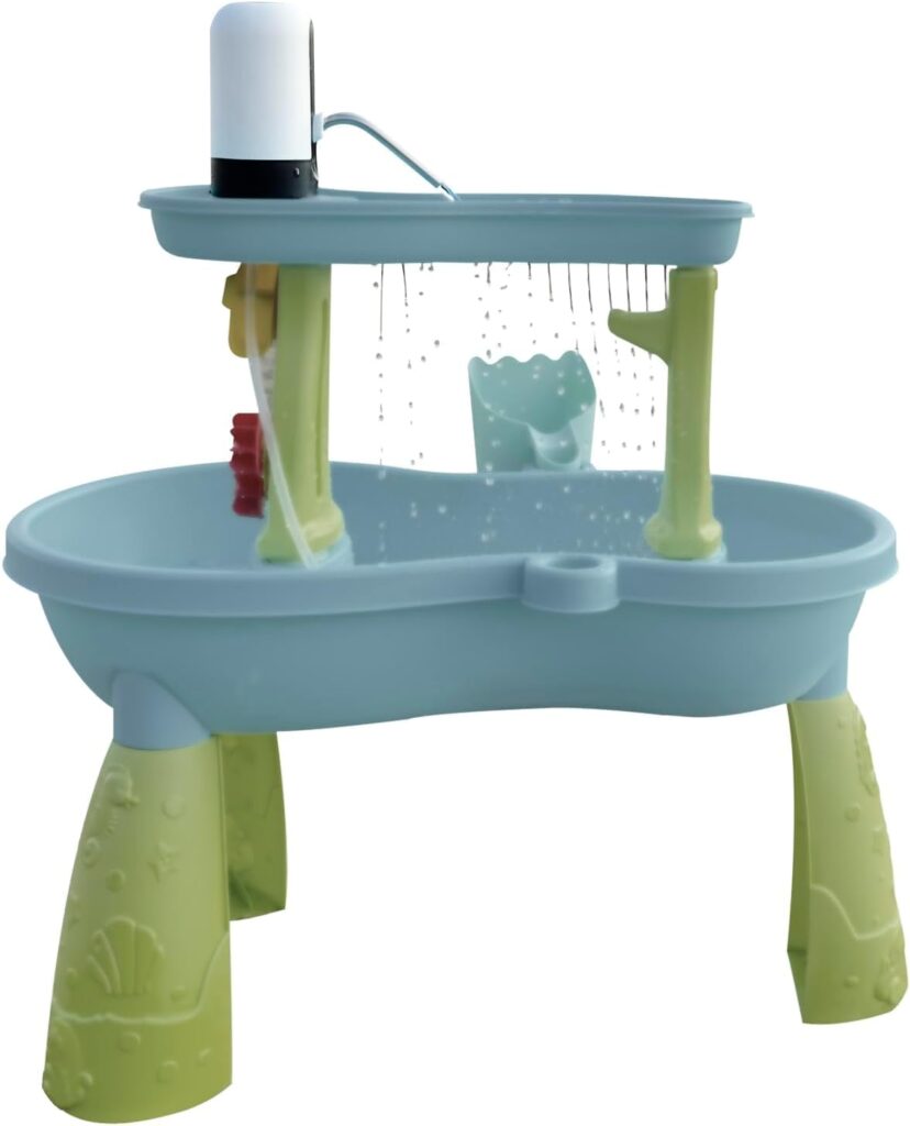 Powerful Pump for Water Play Table, Mini Water Pump Fun Summer Outdoor for Kids, Work Continuously for 2 Hours