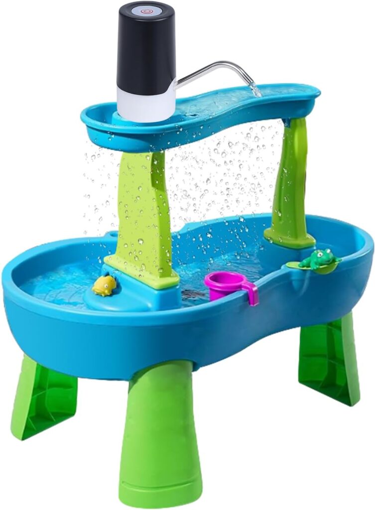 Water Table Pump,Kids Water Pump for Water Table,Water Table Accessories Small Cordless Water Pump for 3 Hours of Non-Stop Fun for Kids